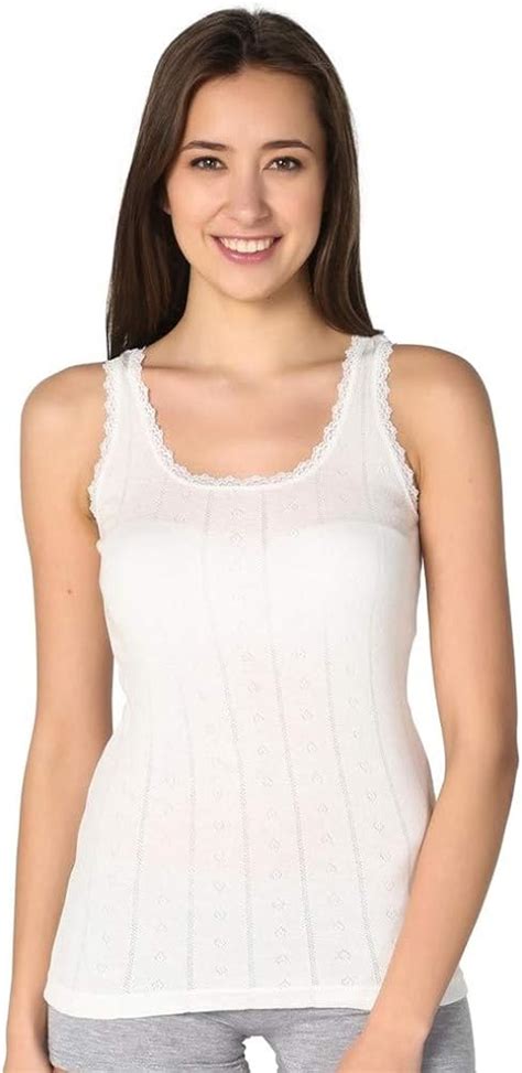 Camisole For Women 100 Cotton Airy Soft Comfy Cami Tank Tops Lace Undershirt At Amazon Women