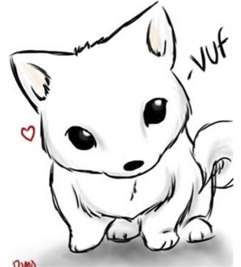 Pin By Cheryl On Drawings Cute Wolf Drawings Cute Animal Drawings