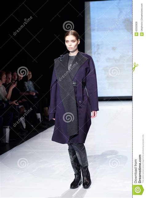 St Petersburg Fashion Week Overview 2015 Editorial Stock Photo Image