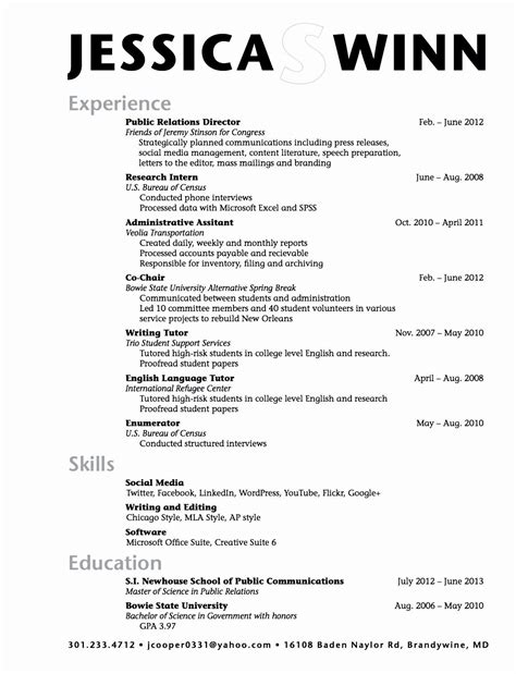 Student resume template, examples and writing tips. 25 Basic Student Resume Templates in 2020 | High school ...