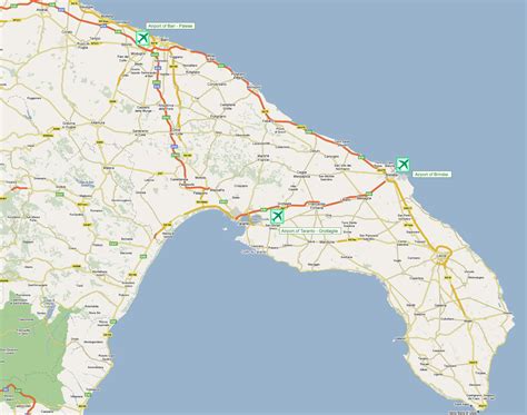 Dati E Mappa Della Puglia Amanti Delle Bellezze Della Puglia