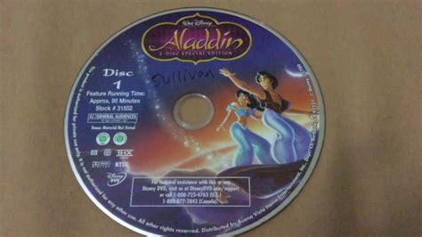 Aladdin 2004 Dvd Overview Youtube