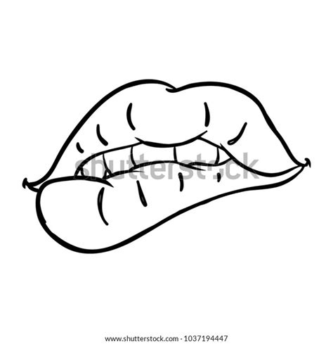 sexy women lips cartoon icon vector stock vector royalty free 1037194447 shutterstock
