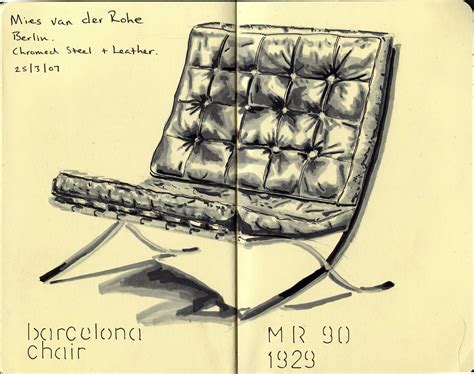 In the 1950s stainless steel, a new material in furniture manufacture, was used for. Barcelona Chair | Mies van der Rohe MR 90 - 1929 More here ...