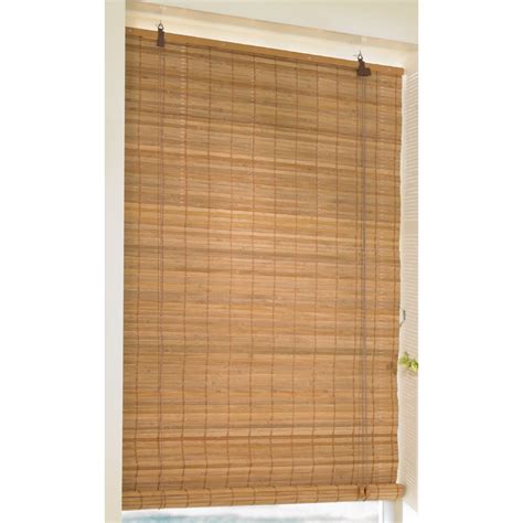 Style Selections Spice Light Filtering Bamboo Roll Up Shade Shade