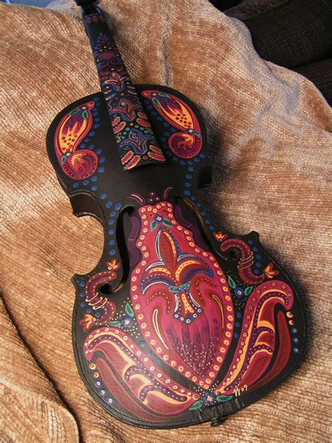 Violin Hand Painted By Joni James Violin Joni James Music Art