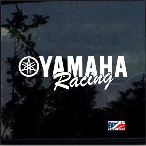 Yamaha Racing Window Decal Sticker Custom Sticker Shop