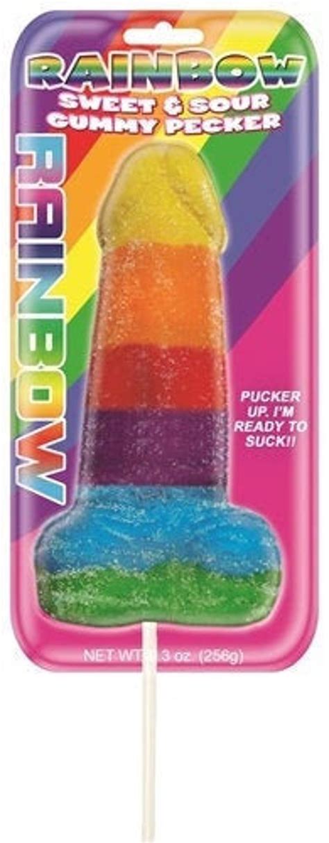 Jumbo Penis Rainbow Gummy Sweet And Sour Pecker Gummy Etsy