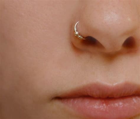 15 Fantastic Small Nose Ring Designs Pictures Sheideas