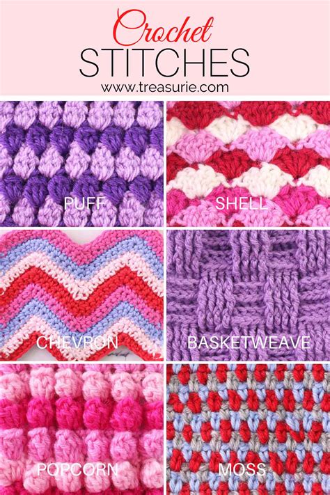 39 Types Of Crochet Stitches And Patterns Easy Guide With Pictures