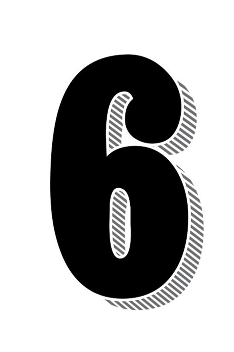 Numbers Six 6 Drop Free Image On Pixabay