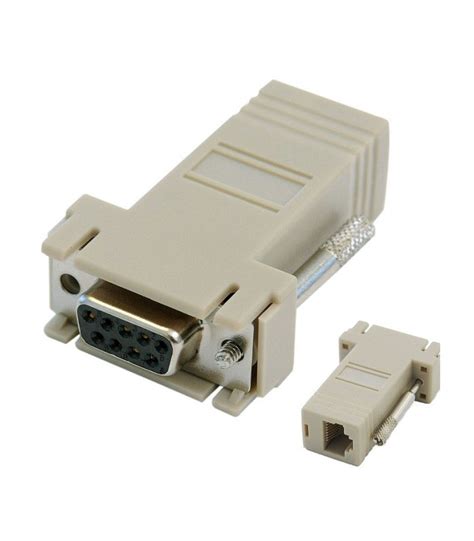 Adaptor And Dongles To Convert Rj45 Serial To Db9 Serial