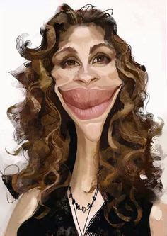 Pomys Y Z Tablicy Julia Roberts Caricature Collection Karykatura