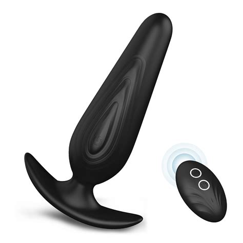 Makecool Vibrating Butt Plug Silicone Anal Vibrator G Spot Sex Toys For Men Women And Couples