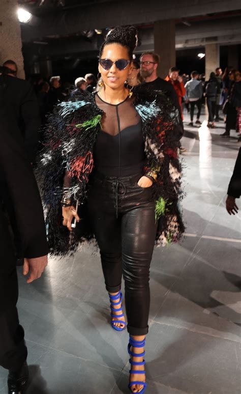 Alicia Keys Yohji Yamamoto Fashion Show At Paris Fashion Week 33