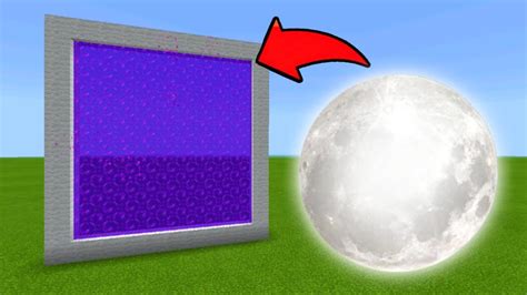 Minecraft Pe How To Make A Portal To The Moon Dimension Mcpe Portal