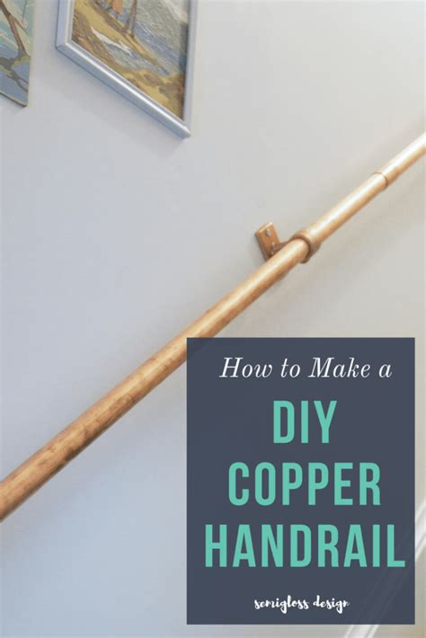 Todays video is how to make a gas pipe handrail. Super Easy DIY Stair Handrail Made from Copper Pipe - Semigloss Design