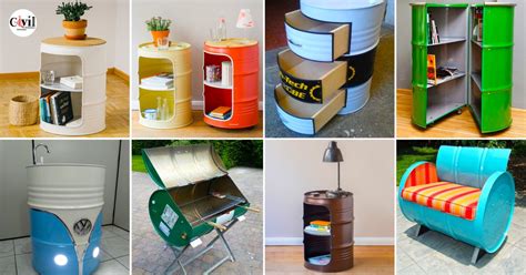 33 Ways To Upcycle Oil Drums Into Attractive Furniture Engineering