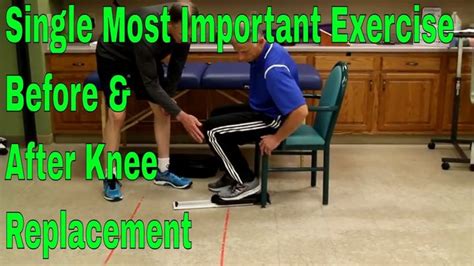 Single Most Important Exercise Before After Knee Replacement YouTube Knee Replacement