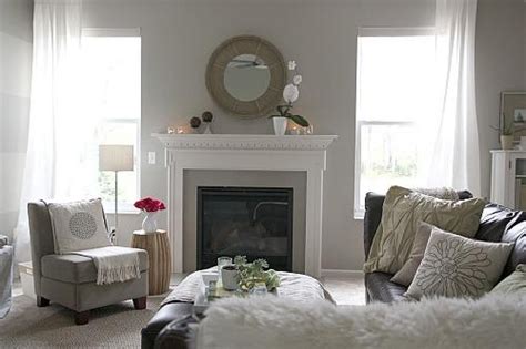 But it's in the country. gray lilving room | Gray chocolate brown living room with ...