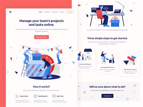 Landing Page Exploration By Shumroze Bhat On Dribbble