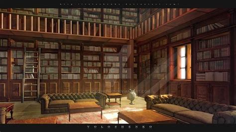 Library By Voloshenko On Deviantart Anime Backgrounds Wallpapers