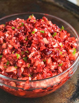 Every year for thanksgiving, my mom would make her cranberry jello mold, which we anticipated more eagerly than the turkey. Easy Cranberry Relish (One Bowl) | One Pot Recipes