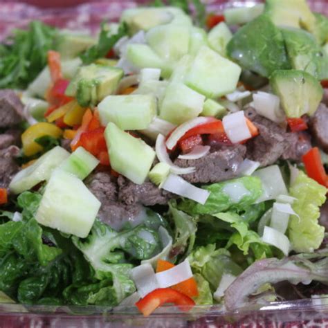 Sirloin Steak Salad For Two Commonground Nebraska