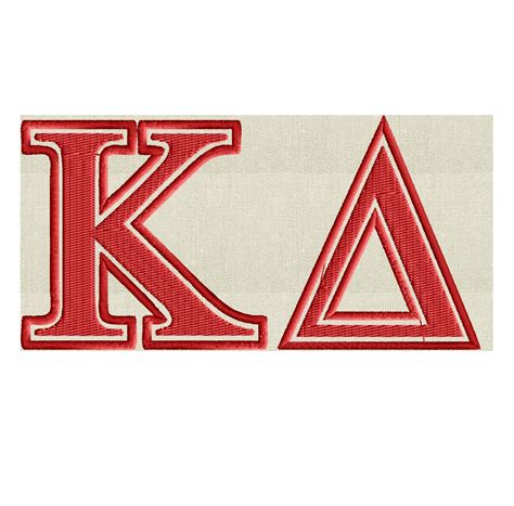 Greek Letters Kappa Delta Quote Embroidery