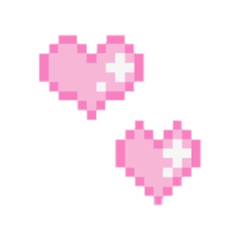 Pixel Art Image  Cuteness Pastel Pink Heart Tumblr Png Download