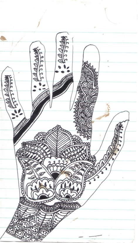 Henna Drawing By Sungreenandtangerine On Deviantart