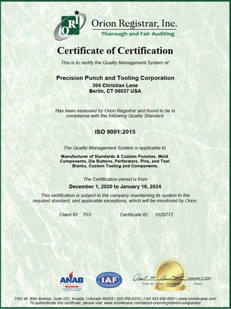 Iso 90012015 Certified Precision Punch And Tooling
