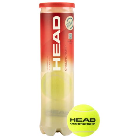Head Championship Tennis Balls 4 Ball Tube Great Discounts Pdhsports