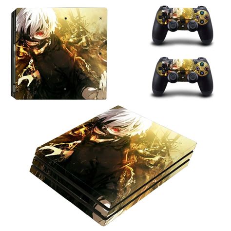 Tokyo Ghouls Skin Sticker Decal For Ps 4 Console And 2 Controller