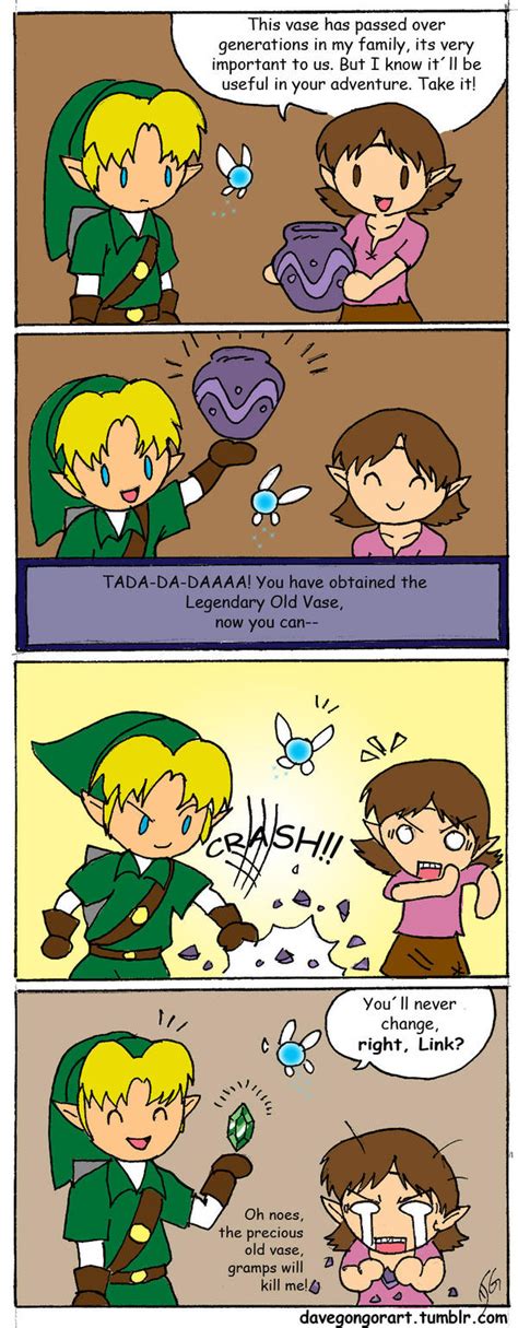 Zelda Comic Links Bad Habits By Davidgongora On Deviantart