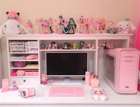 Now more importantly if you would like to put together the same computer desk setup for yourself, i am going to do you a favor and save you some time and tell you exactly what are all the parts i got. Amazing Pink Gamer Girl Room Aesthetic: 23+ Cute Ideas Of ...