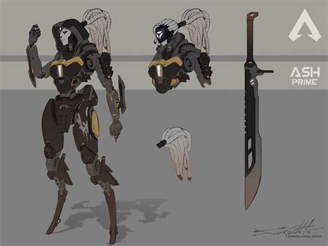 Ash But With Ronin Prime Style Concept Artwork By Sam Holmes On