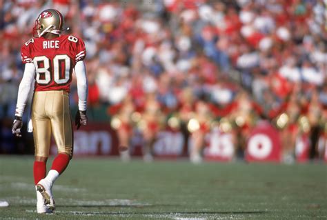 20 Jerry Rice San Francisco 49ers Touchdown Wire