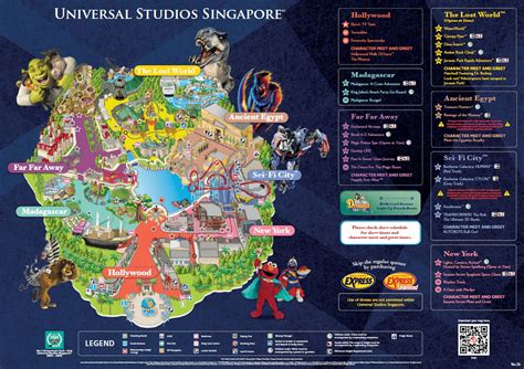 Map Of Singapore Universal Studio Maps Of The World