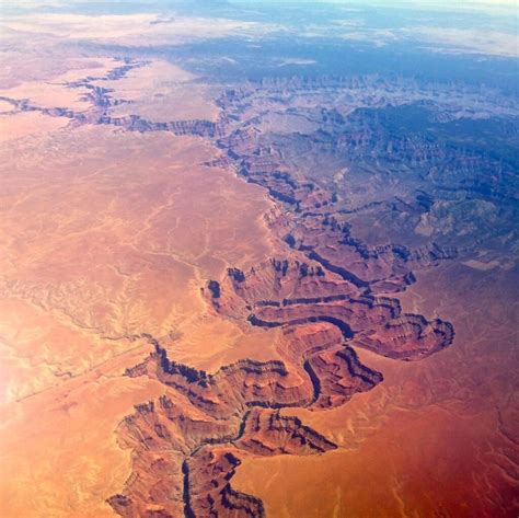 The Grand Canyon From 35000 Feet Grand Canyon Canyon Aerial View