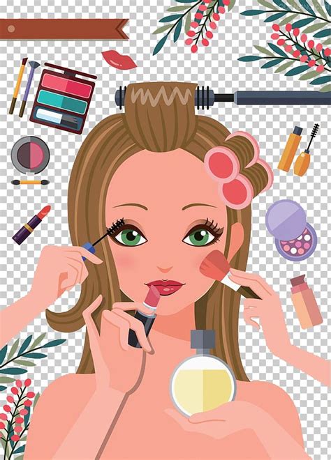 Cosmetics Make Up Cartoon Editor Png Clipart Anime Girl Art Baby