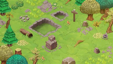 Isometric Forest Sprite Set Thegameassetsmine Isometric Isometric