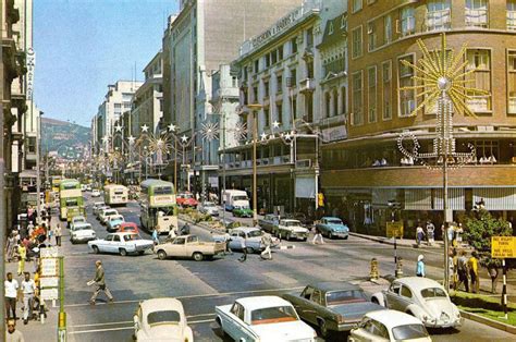 Buitengracht street, cape town city, centre, 126, cape town, western cape. 1950's Adderley Street, Cape Town. | Cape town south ...
