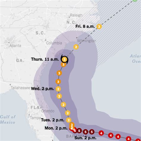 Hurricane Dorian Updates Category 2 Storm Pounds Carolinas The New