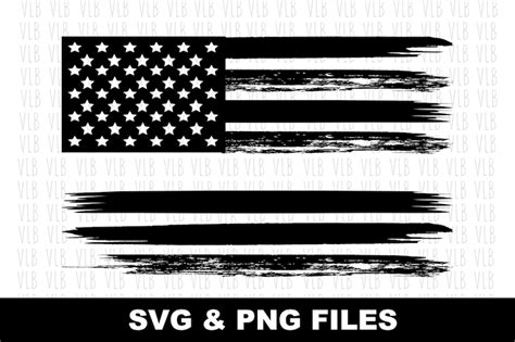 Distressed American Flag Flag Svg For Cricut And Silhouette Etsy