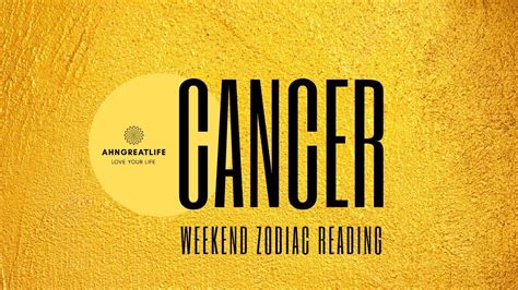 Cancer Weekend Reading Psychic Tarot Youtube
