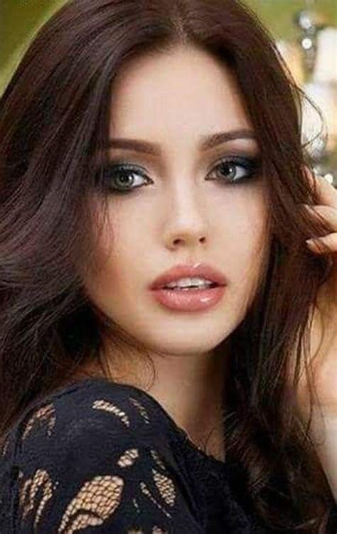 Hair And Beauty Beautiful Girl Face Most Beautiful Faces Brunette