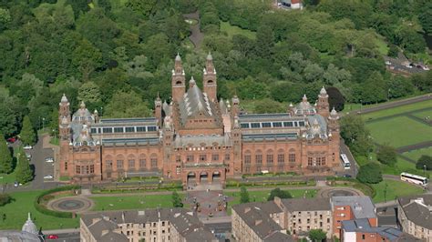 Kelvingrove Art Gallery And Museum Glasgow Aerial Stock Photos 5