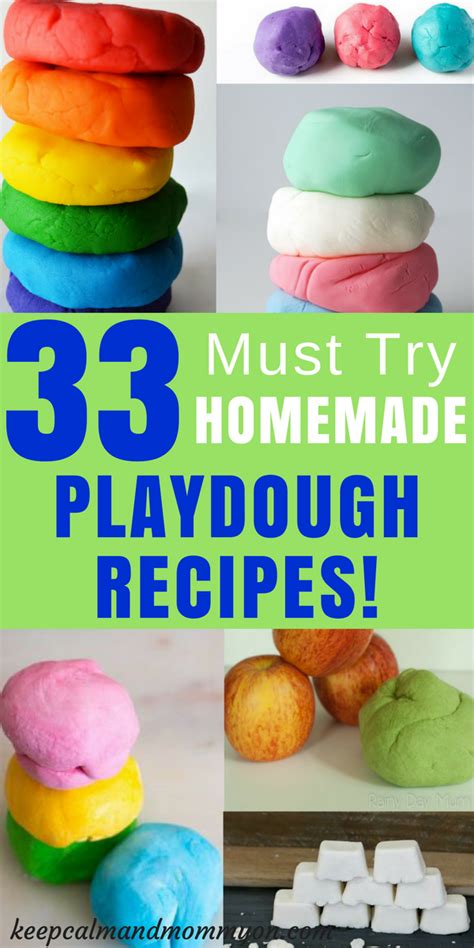 The Ultimate Playdough Recipe List Keep Calm And Mommy On