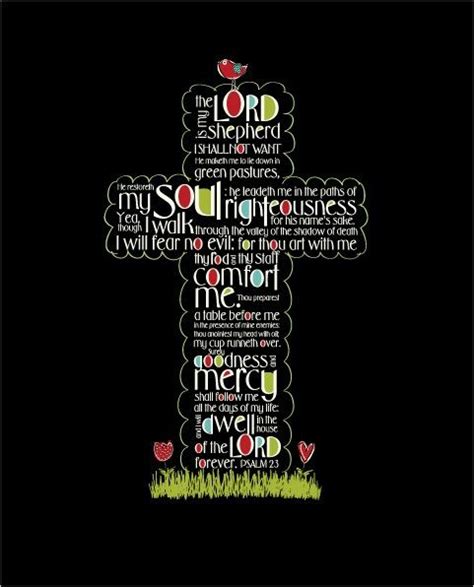 47 Best Images About Word Art Crosses On Pinterest Psalm 23 Jesus